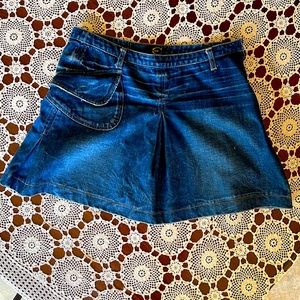 Vintage Robert Cavalli Jean “tennis skirt”